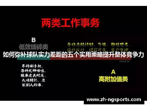 如何弥补球队实力差距的五个实用策略提升整体竞争力